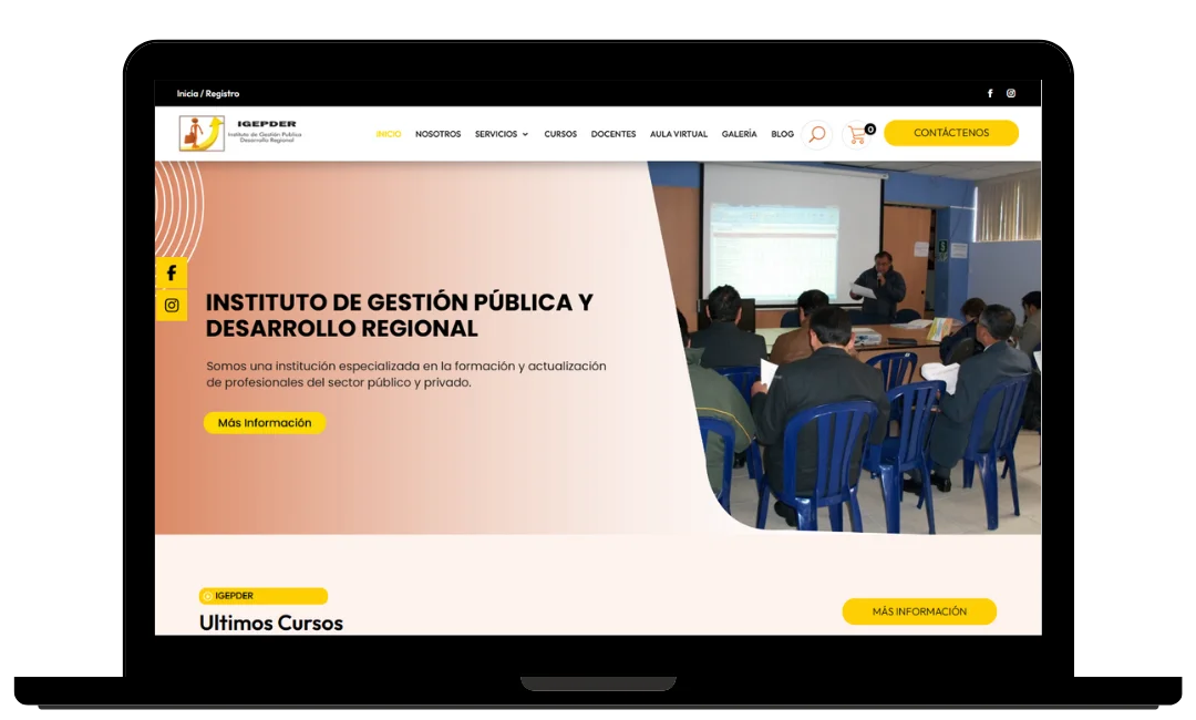 INSTITUTO DE GESTION PUBLICA Y DESARROLLO REGIONAL- IGEPDER E.I.R.L.