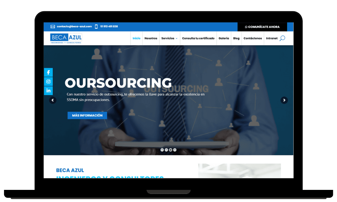 BECA AZUL<br />
Ingenieros y consultores