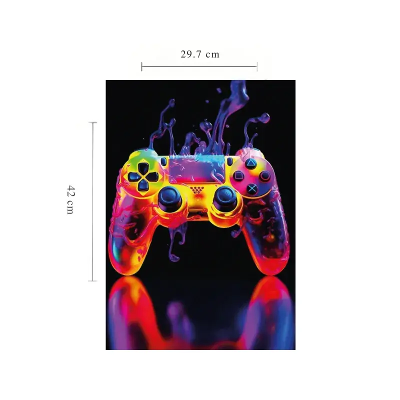 Stickers Gamer sin Marco Temático – Pósteres Decorativos A3 (29.7 x 42 cm) - Imagen 4