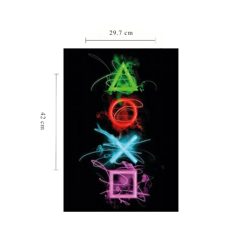 Stickers Gamer sin Marco Temático – Pósteres Decorativos A3 (29.7 x 42 cm) - Imagen 7