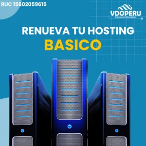 Renueva tu hosting Básico