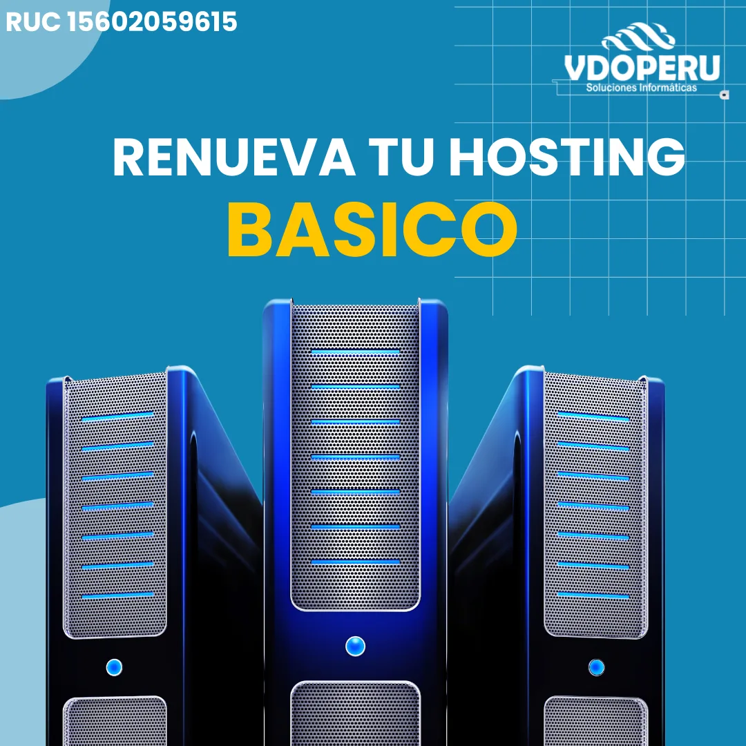 Renueva tu hosting Básico