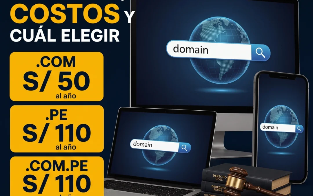 Diferencias entre dominios  .com y .pe